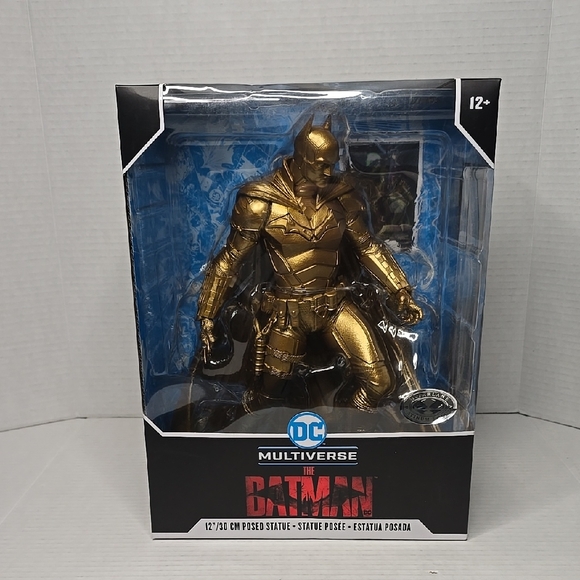 DC Multiverse The Batman 12-Inch Statue [The Batman Movie,...